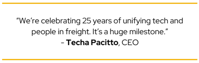 Techa PR Quote 25 Years