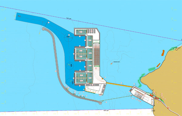 Site plan for JNPA port